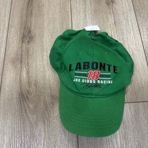 Vintage Nascar Bobby Labonte #18 Green Cap Hat Chase Authentic Adjustable Youth